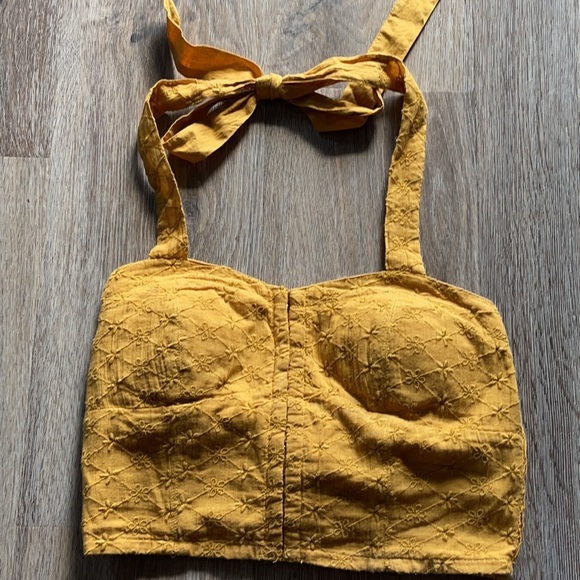 American Eagle Cropped Top w/Tie Back Size XS - Picture 6 of 14